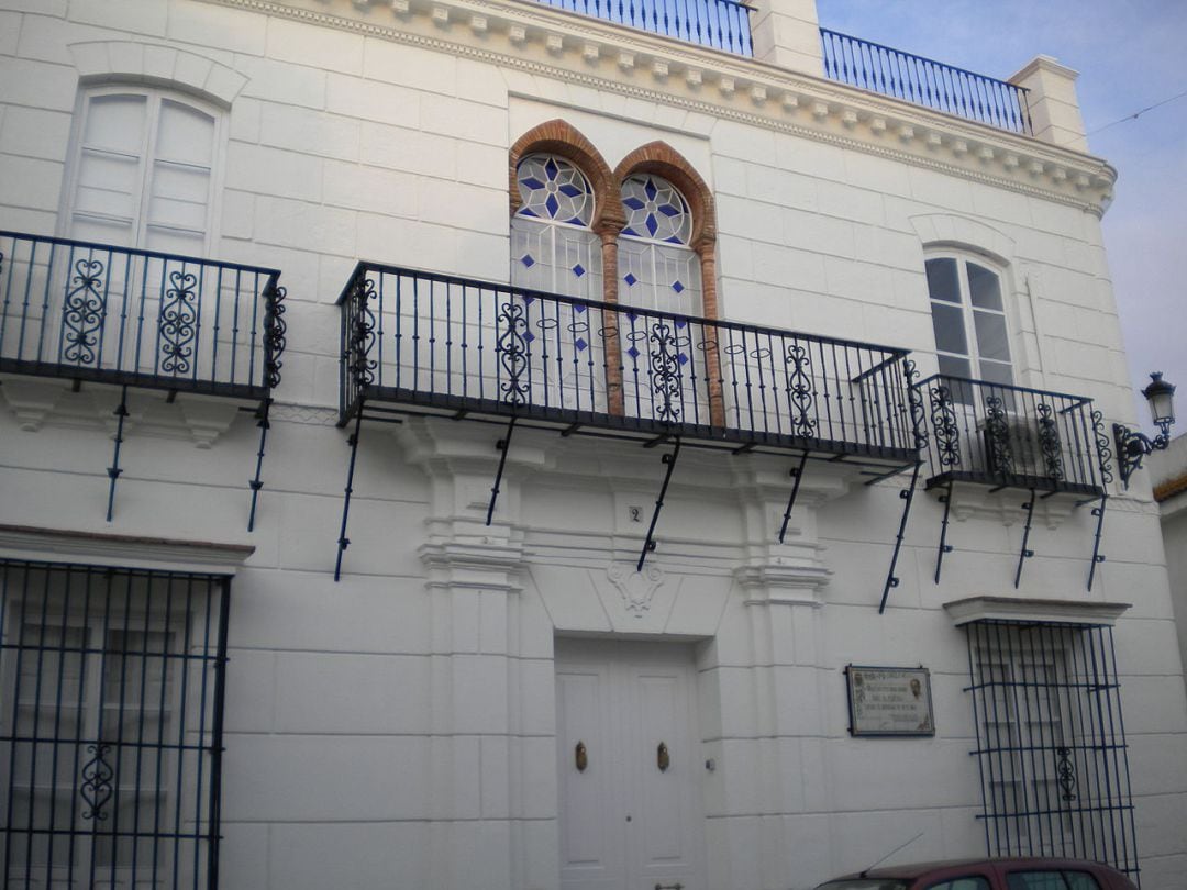 Fachada de la Casa museo Zenobia-Juan Ramón Jiménez.