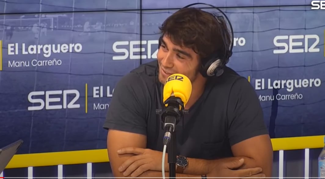 Daniel Caverzaschi durante su entrevista en &#039;El Larguero&#039;.