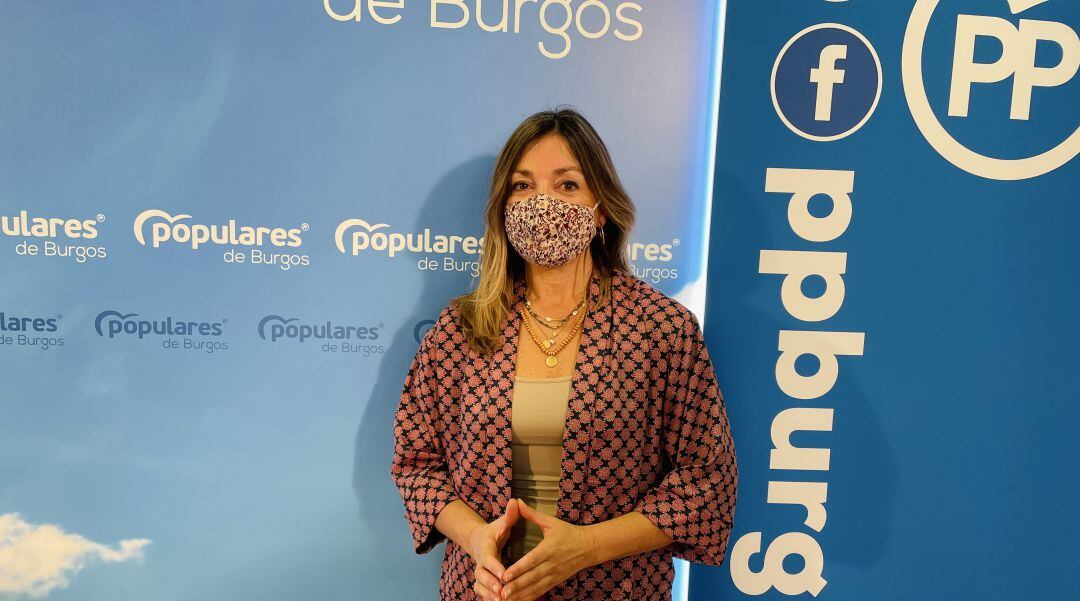 Carolina Blasco, portavoz del PP en el Ayuntamiento de Burgos