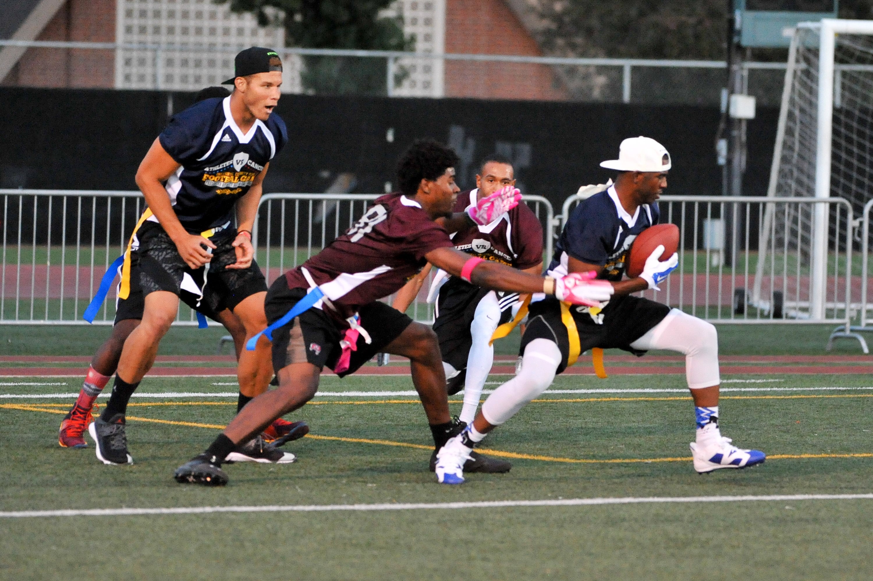 Partido benéfico de flag football