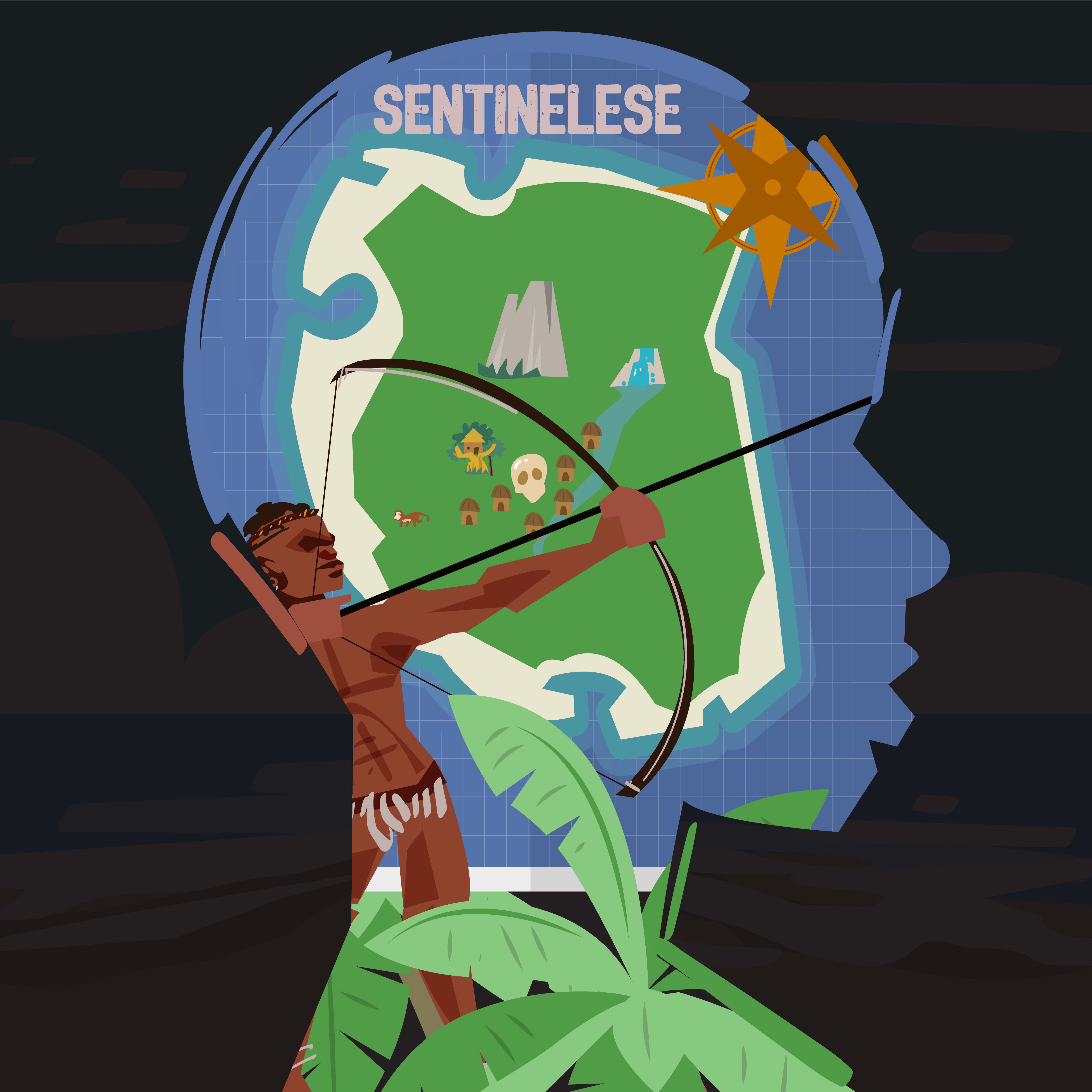 Ilustración sobre Sentinel del Norte