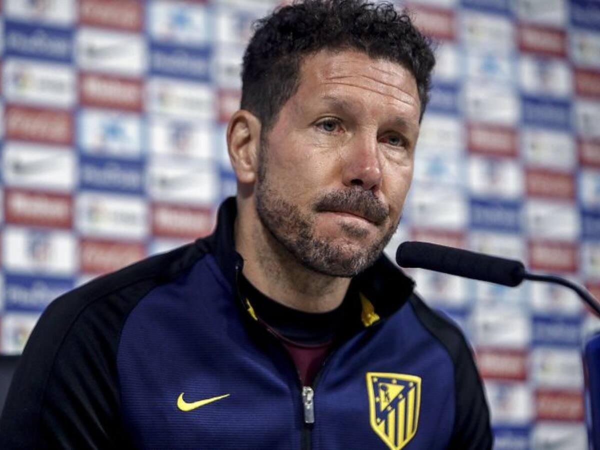 Simeone: "Vivo el partido a partido desde que llegué y no cambiaré"