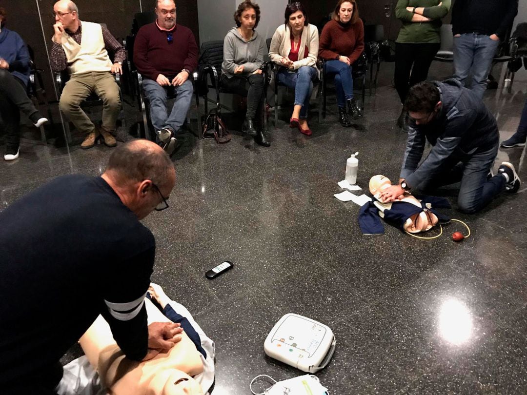 Formación de docentes de Primaria y ESO de la Marina Alta en el hospital. 