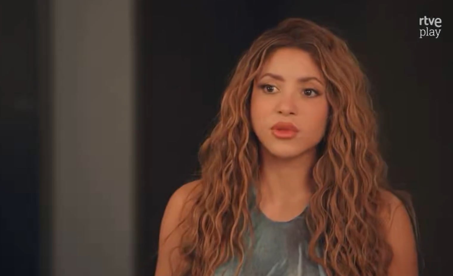 Shakira durante la entrevista en 'Al cielo con ella'