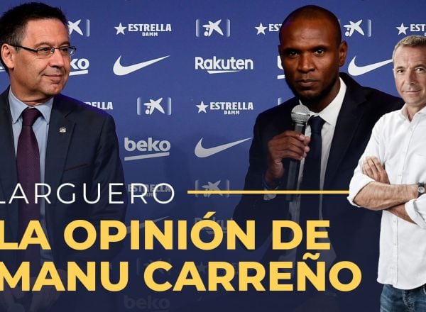 Bartomeu, Abidal y Manu Carreño