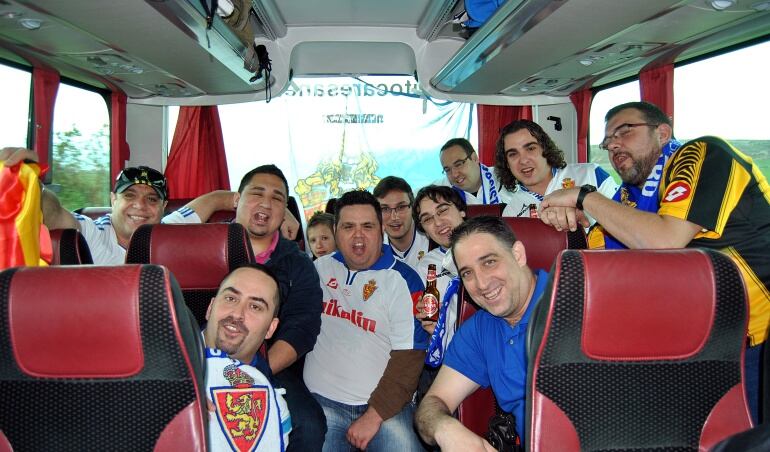La afición del Real Zaragoza volverá a desplazarse en autobús