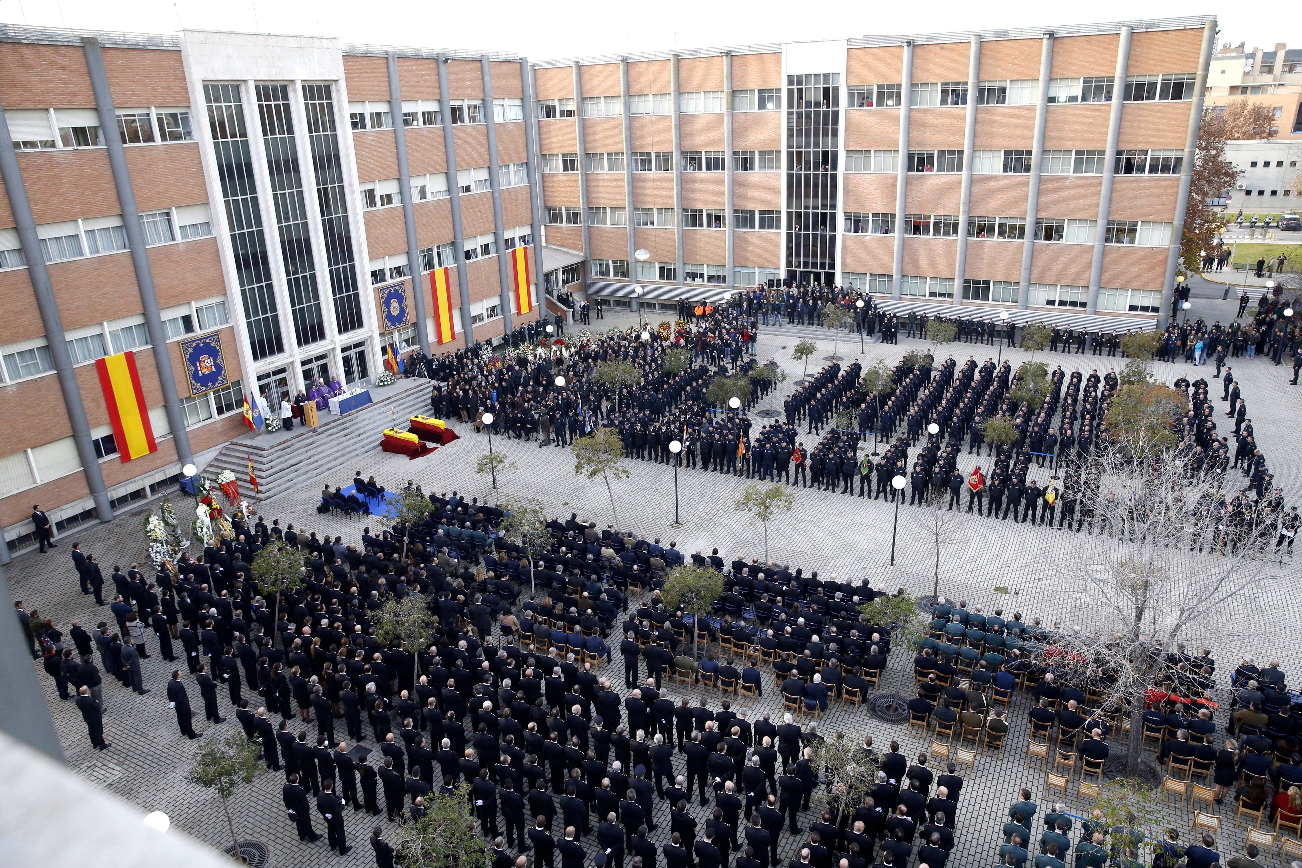 Imagen de archivo de un acto oficial celebrado en las instalaciones del complejo policial de Canillas