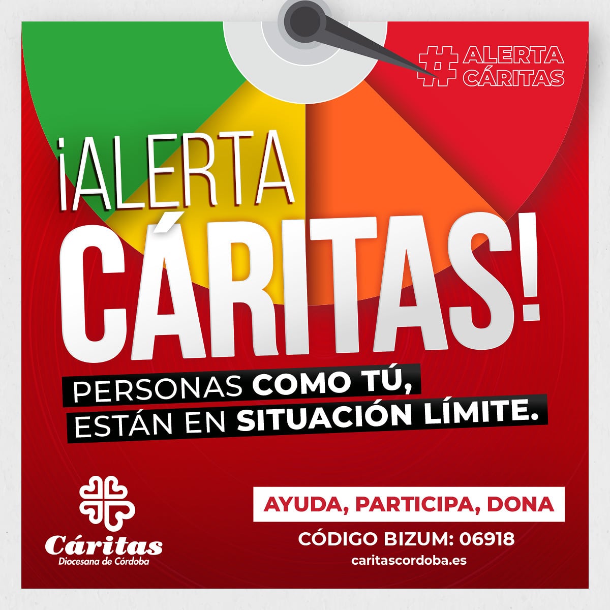 Cartel de la campaña de Cáritas en Córdoba