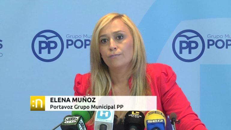 Rueda de prensa de Elena Muñoz