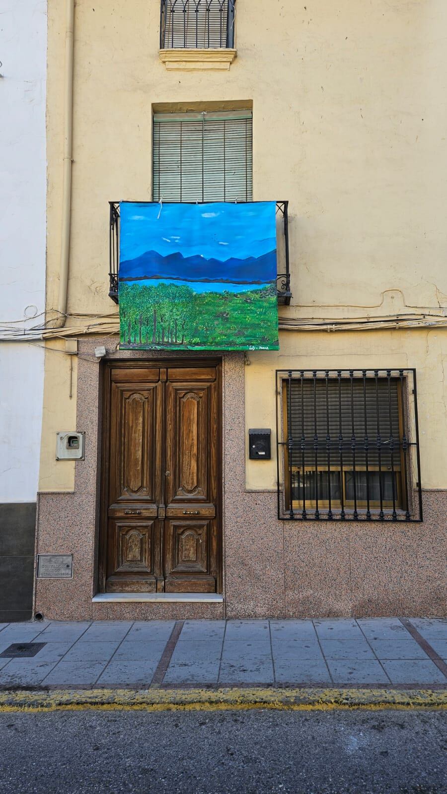 Pintura de Loli García, &#039;El sitio de mi recreo, Mágina&#039;