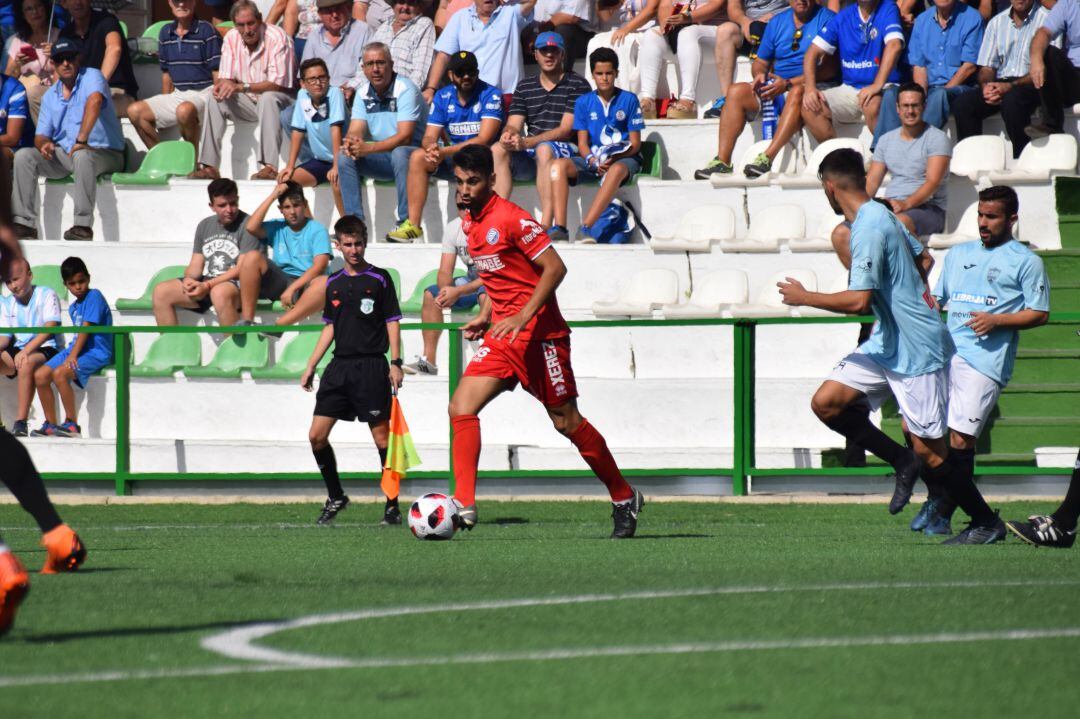Adri Rodríguez durante un partido esta temporada