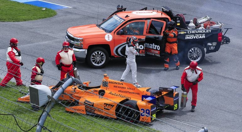 Alonso tras el abandono