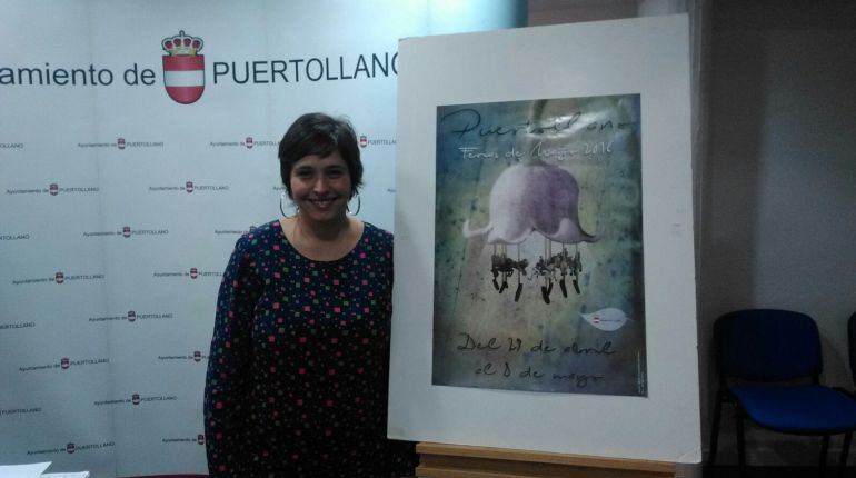 Ana Muñoz presenta el cartel oficial de la Feria de mayo 2016