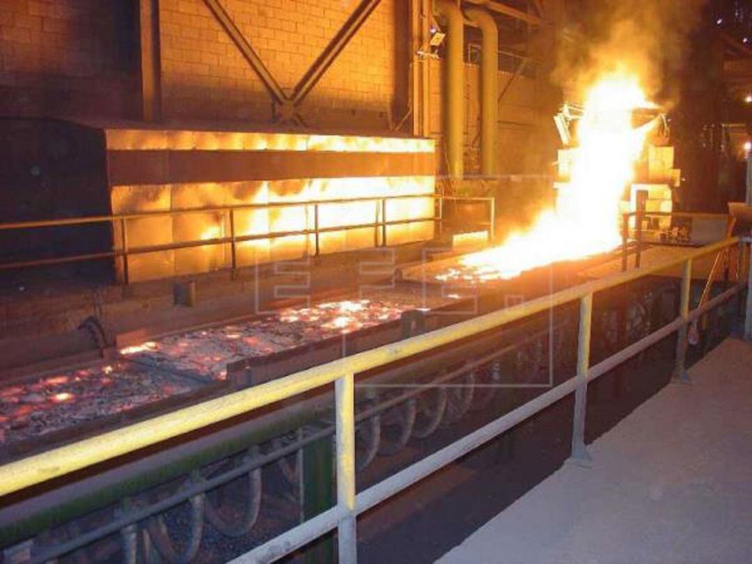 Horno funcionado en Ferroatlántica.