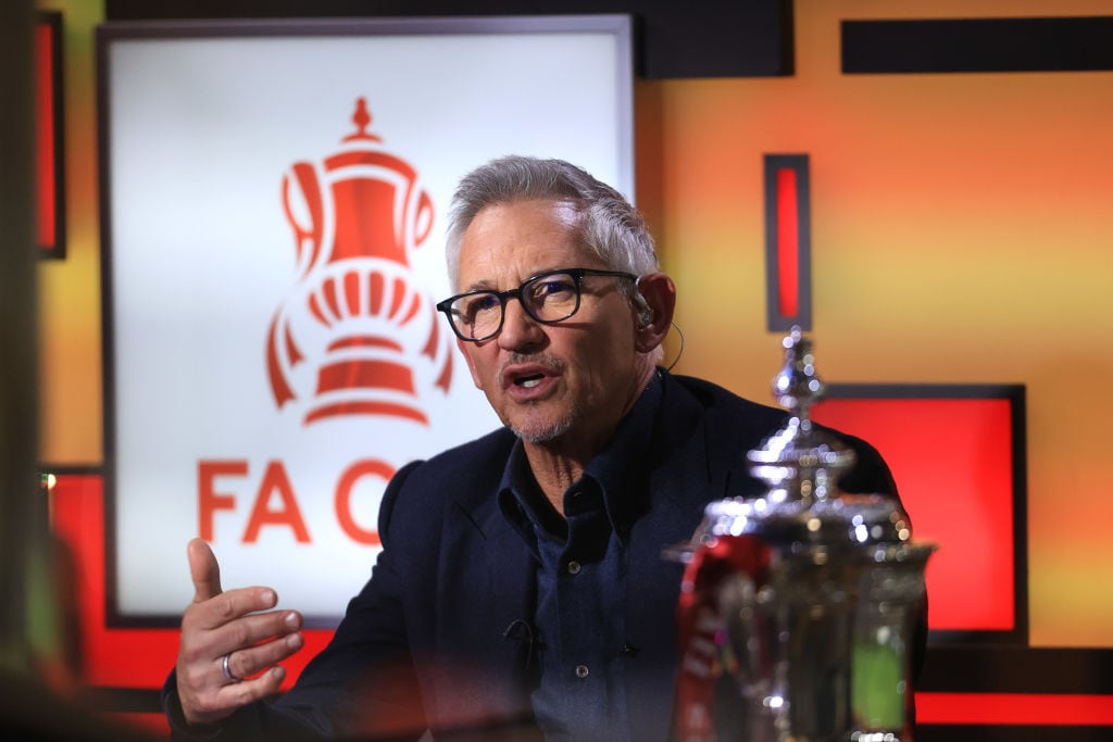 Gary Lineker, durante una retransmisión de la FA Cup en la BBC