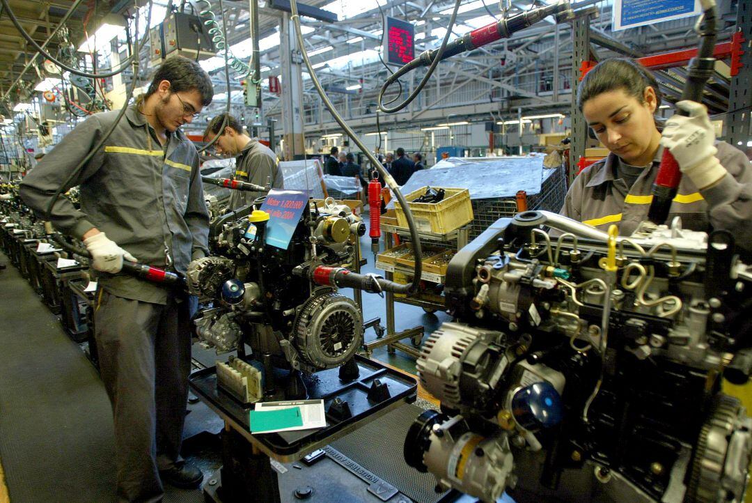 Imagen de la fábrica de Motores en 2004, cuando se produjeron 1 millón de unidades en Renault Valladolid