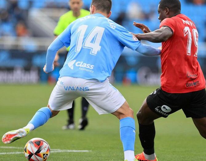 Gallar, en un lance del partido