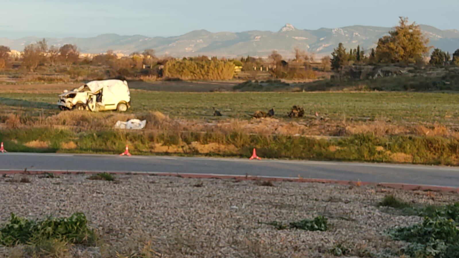 Accidente de tráfico con un fallecido en Monflorite