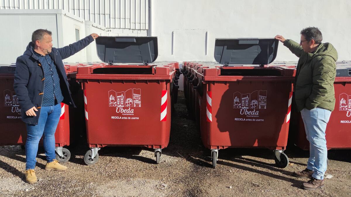 Nuevos contenedores en Úbeda para mejorar la limpieza viaria
