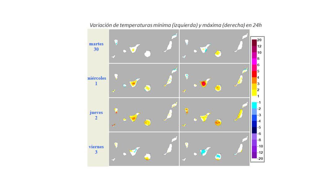 Mapa de temperaturas