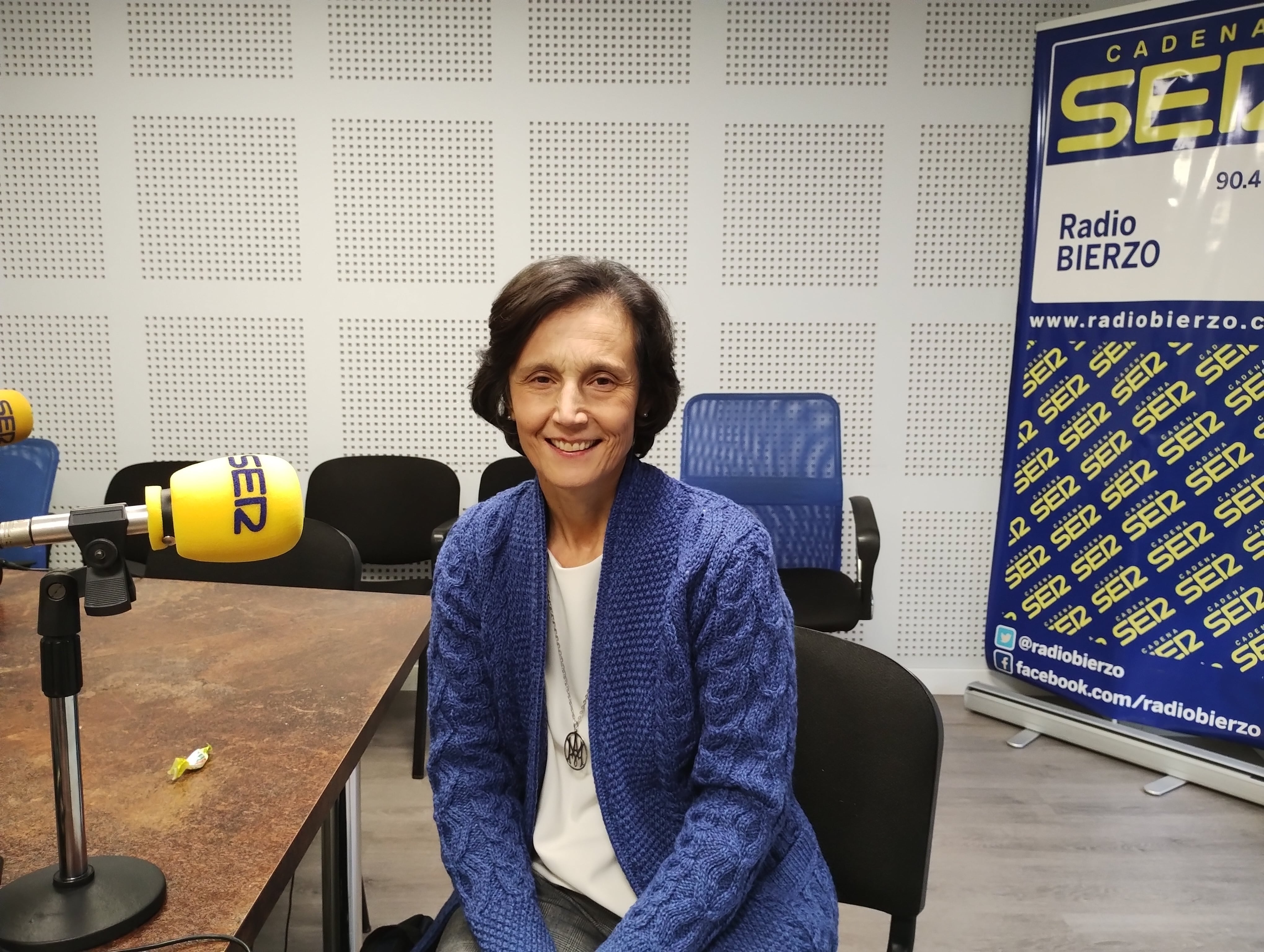 Belén Gómez, en Radio Bierzo