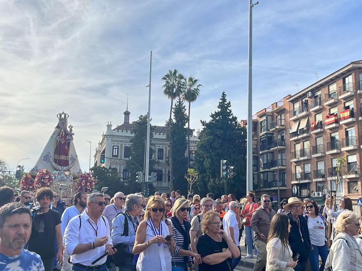 La patrona de Murcia comienza su peregrinación por las pedanías con una primera parada en Los Dolores