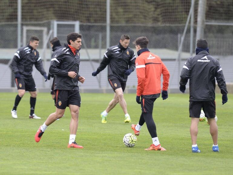 Vallejo, durante un entrenamiento en la Ciudad Deportiva