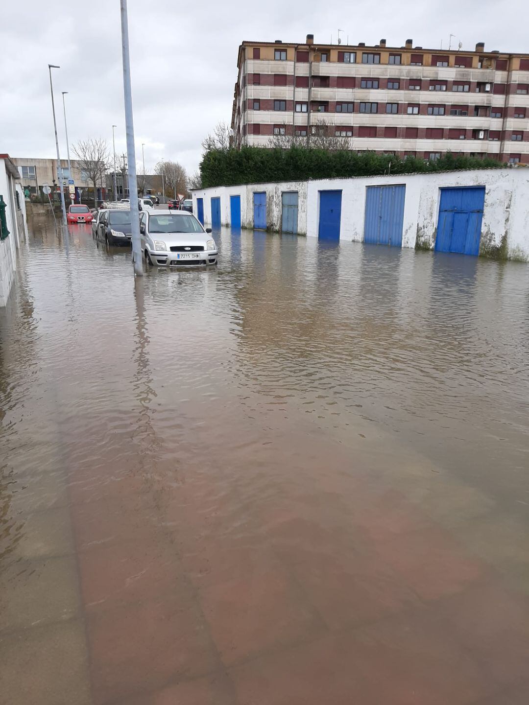 Inundación del 9 de diciembre en el barrio Santiago El Mayor.