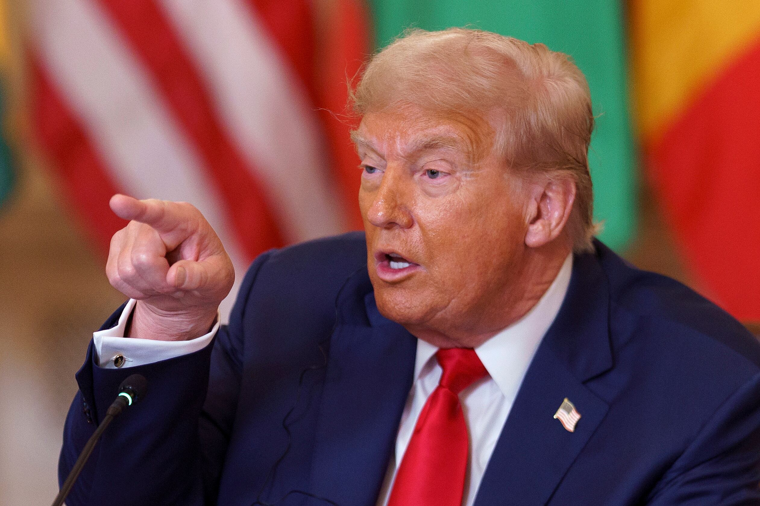 El presidente de los Estados Unidos, Donald Trump. 