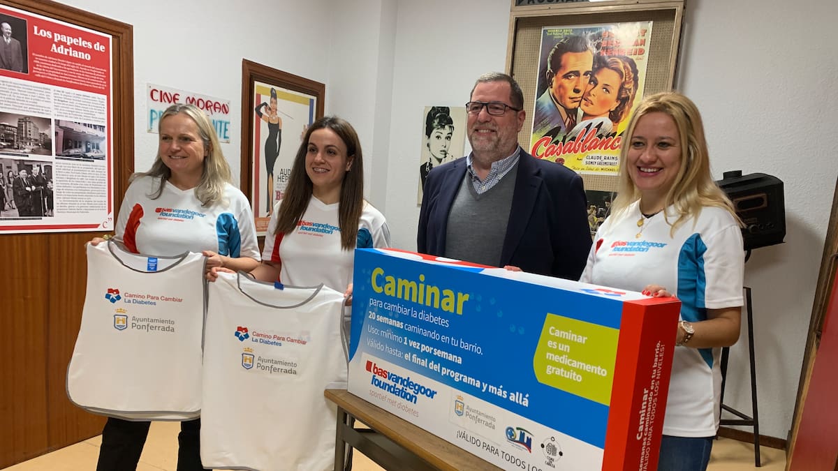 Ponferrada volverá en enero al "Camino para cambiar la diabetes", unas rutas que mejoran en un 80% la enfermedad