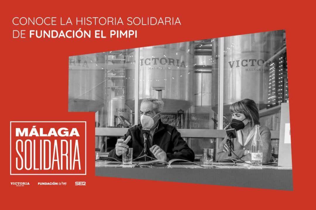 Luis Merino, presidente de la Fundación El Pimpi y Rocío González, gerente