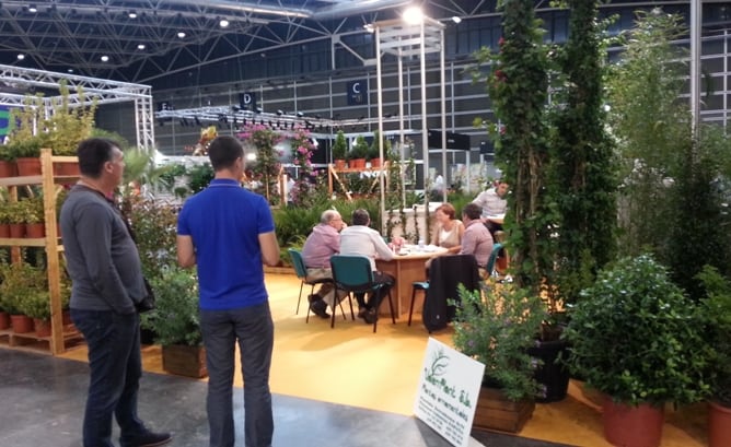 Iberflora. Día de la inauguración