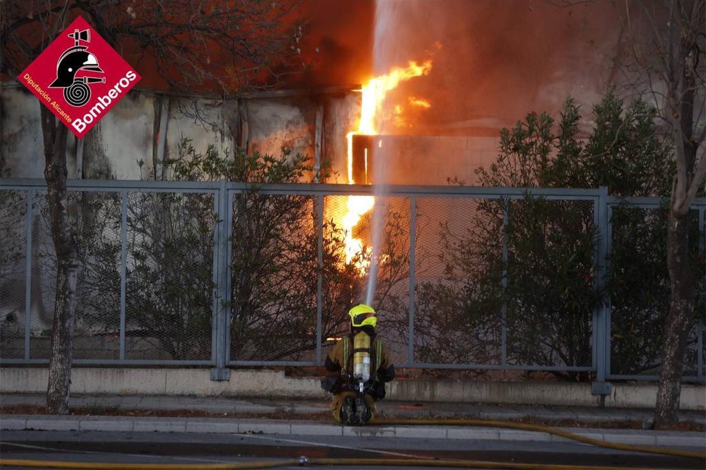 Incendio en el Parque Empresarial