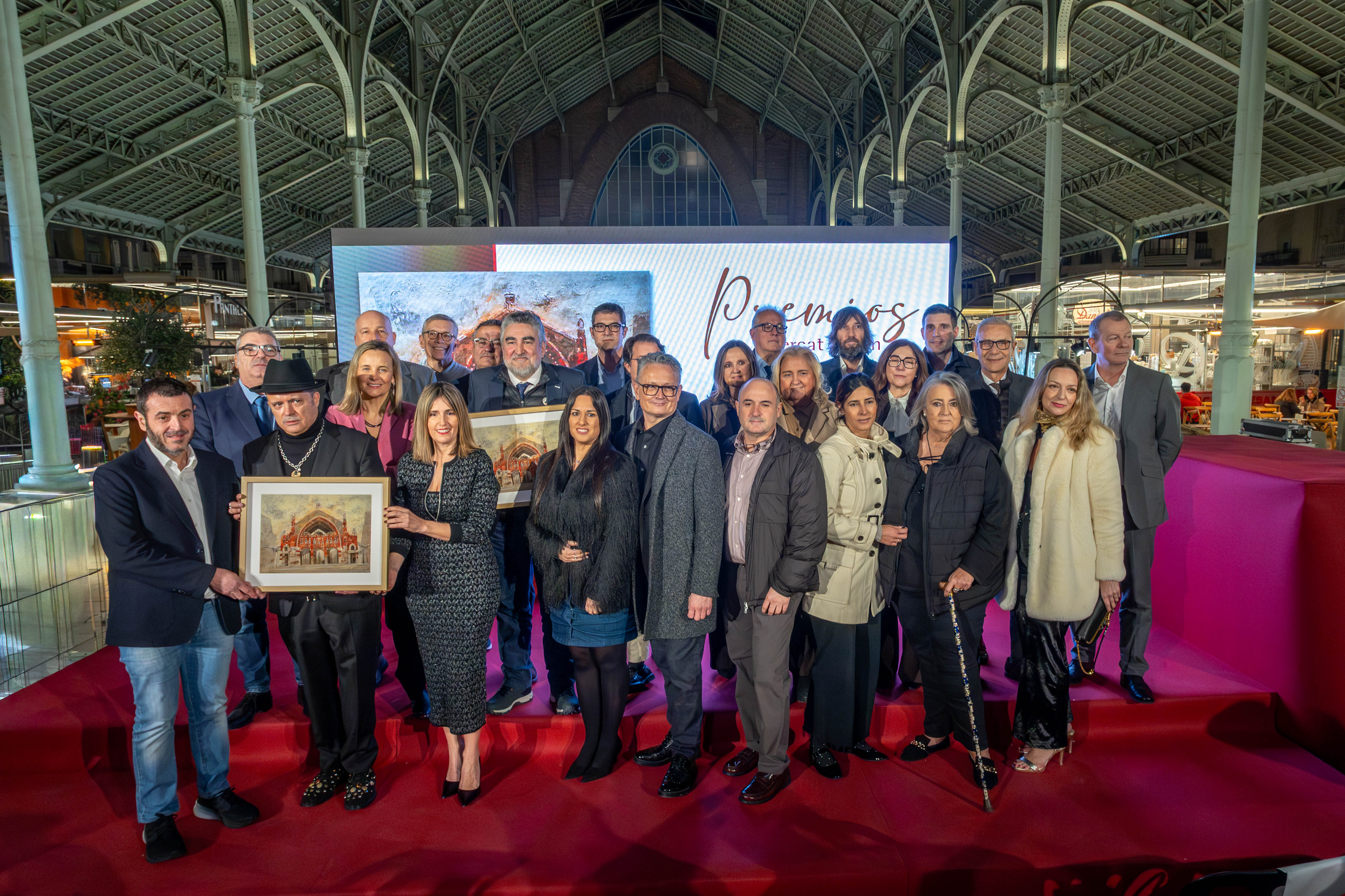 Premios Mercado de Colón - Foto de grupo de los premiados