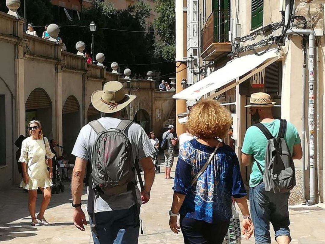 Turistas en Palma. Archivo