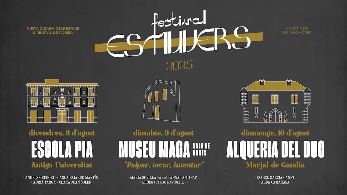 Poesía, patrimonio y experimentación sonora con "Estiuvers"