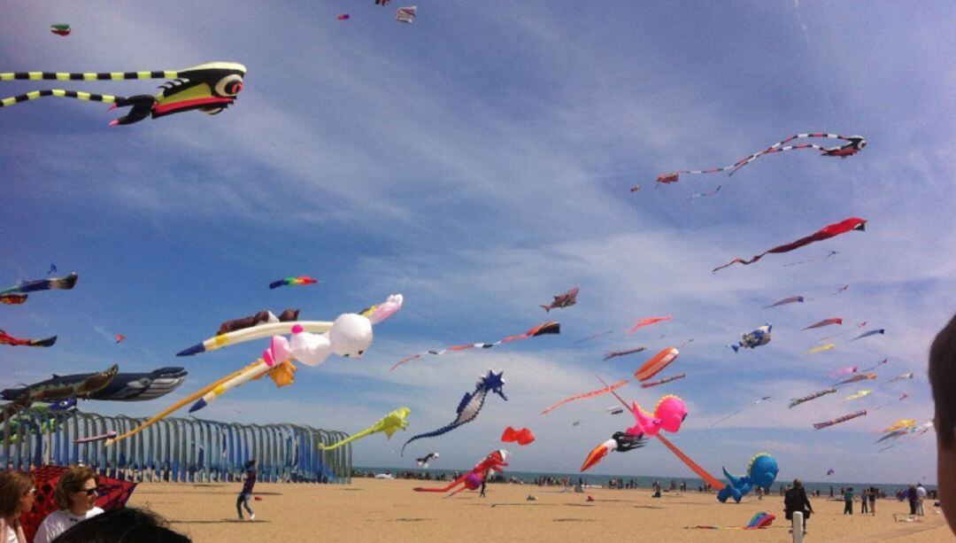 Festival Internacional del Viento de Valencia en la Malvarrosa