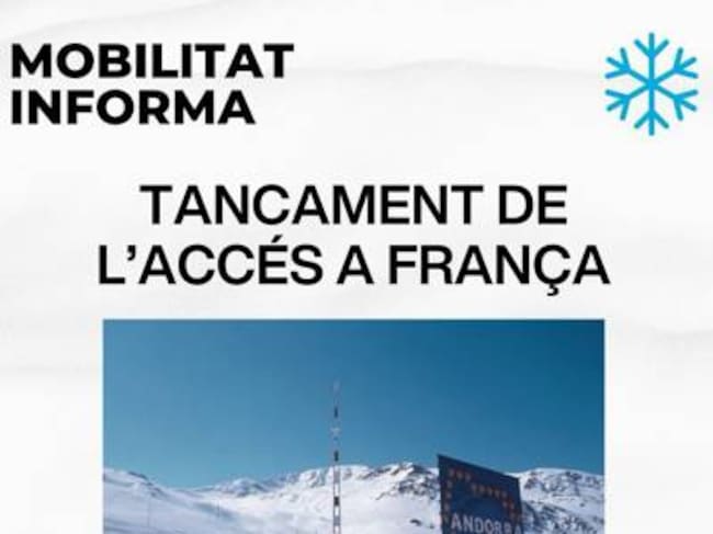 Anunci de tancament de l'RN22 a partir de les 19h.