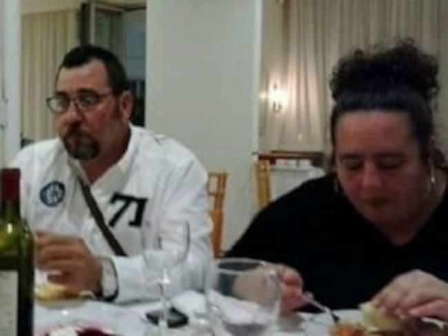 Imagen de Carmen junto a su marido, Juan