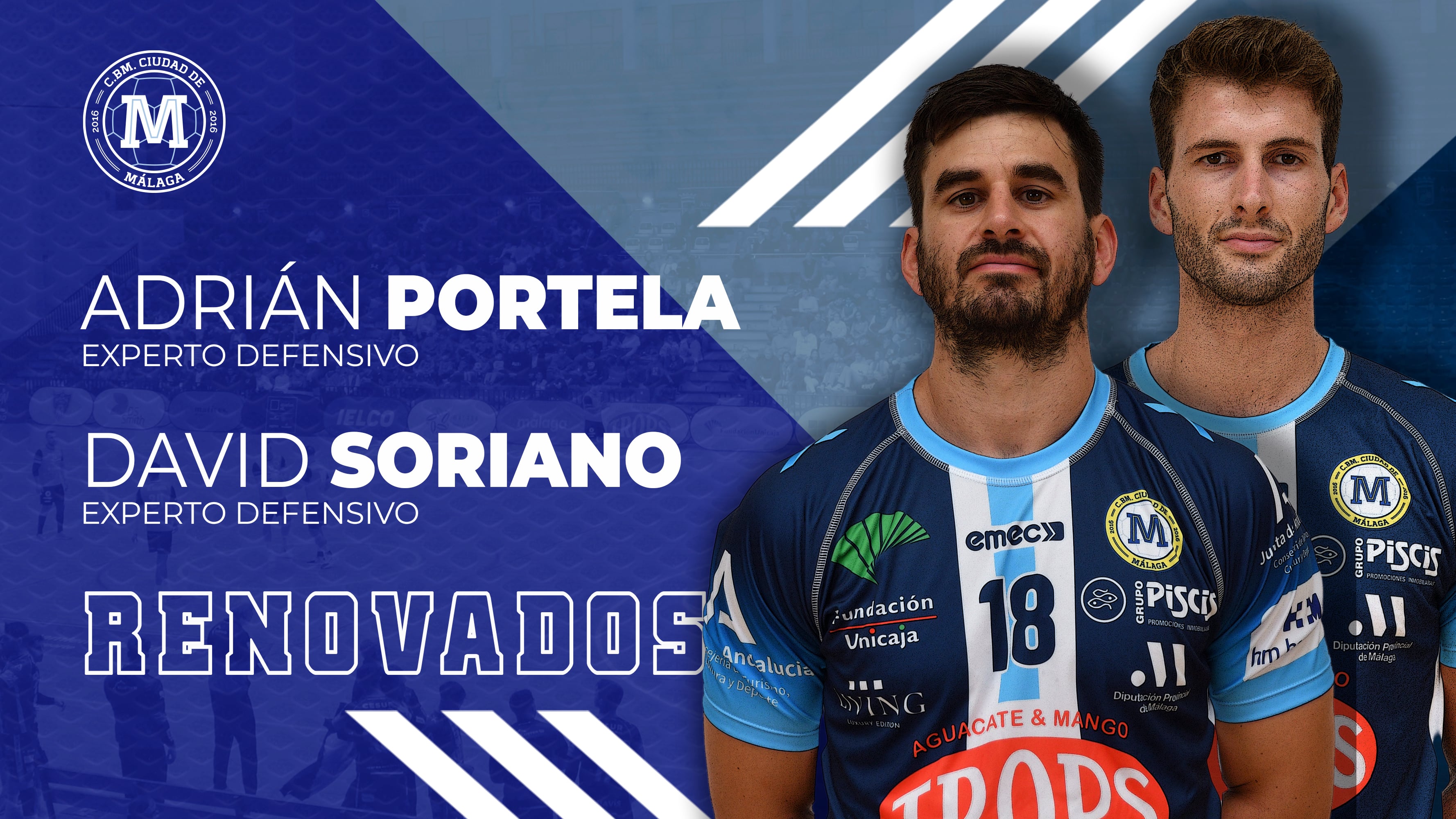 Adrián Portela y David Soriano, renuevan con el Trops Málaga