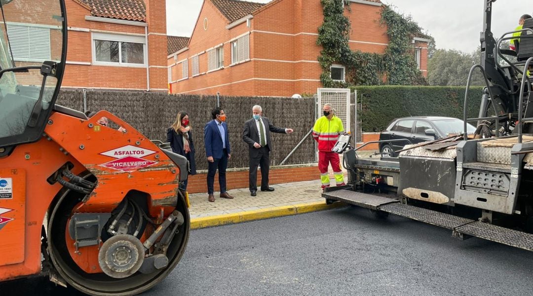 Campaña de asfaltado en las calles de San Sebastián de los Reyes