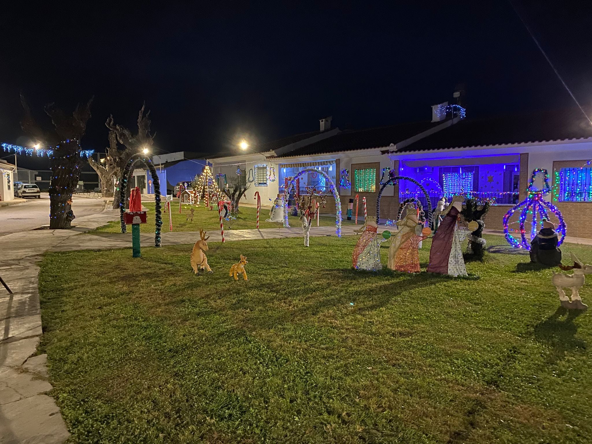 Parque navideño en Sagrajas