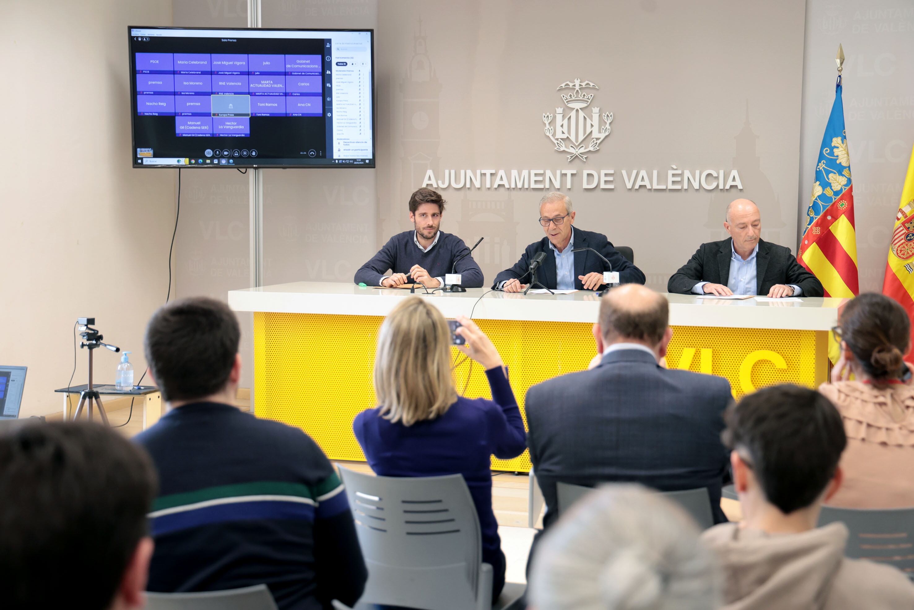 Rueda de prensa de balance de las Fallas