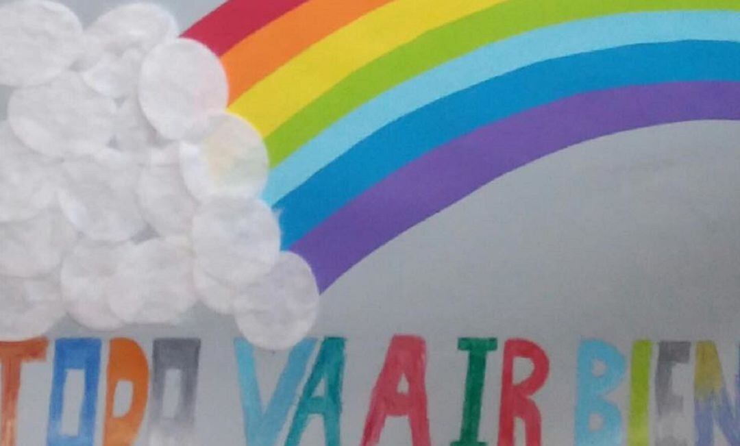 Dibujo de un escolar benaventano