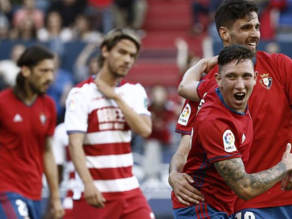 Osasuna se impone al Granada y le relega al último puesto