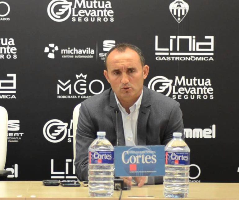 Ramírez ha analizado la actualidad albinegra en sala de prensa