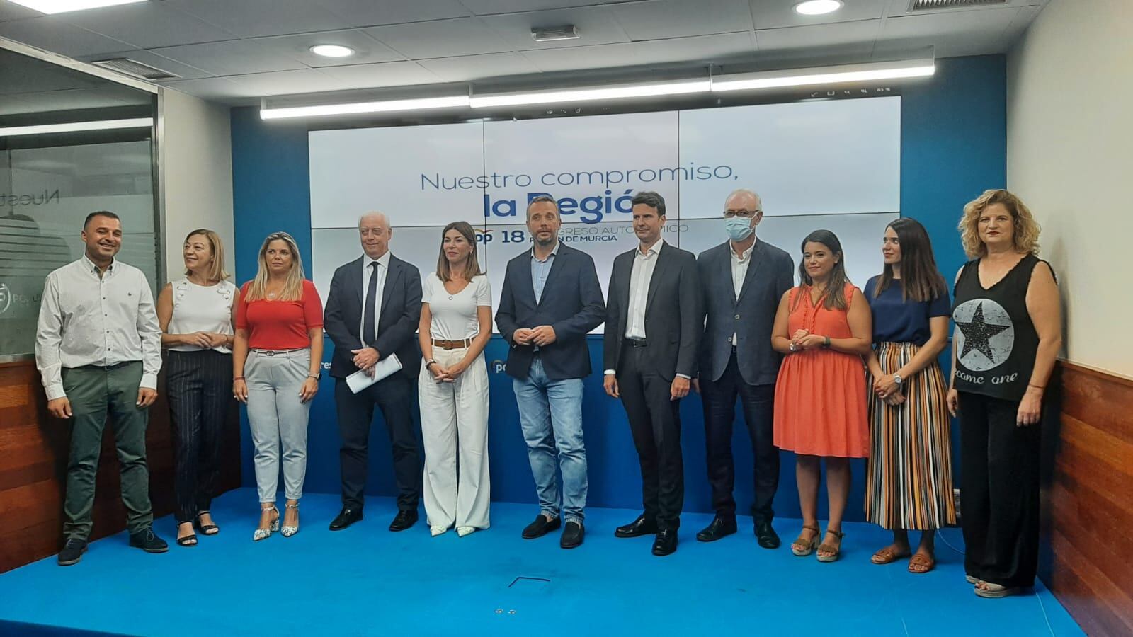 El presidente del Comité Organizador del Congreso (COC), Joaquín Segado, durante la rueda de prensa ofrecida junto al resto de los miembros del COC