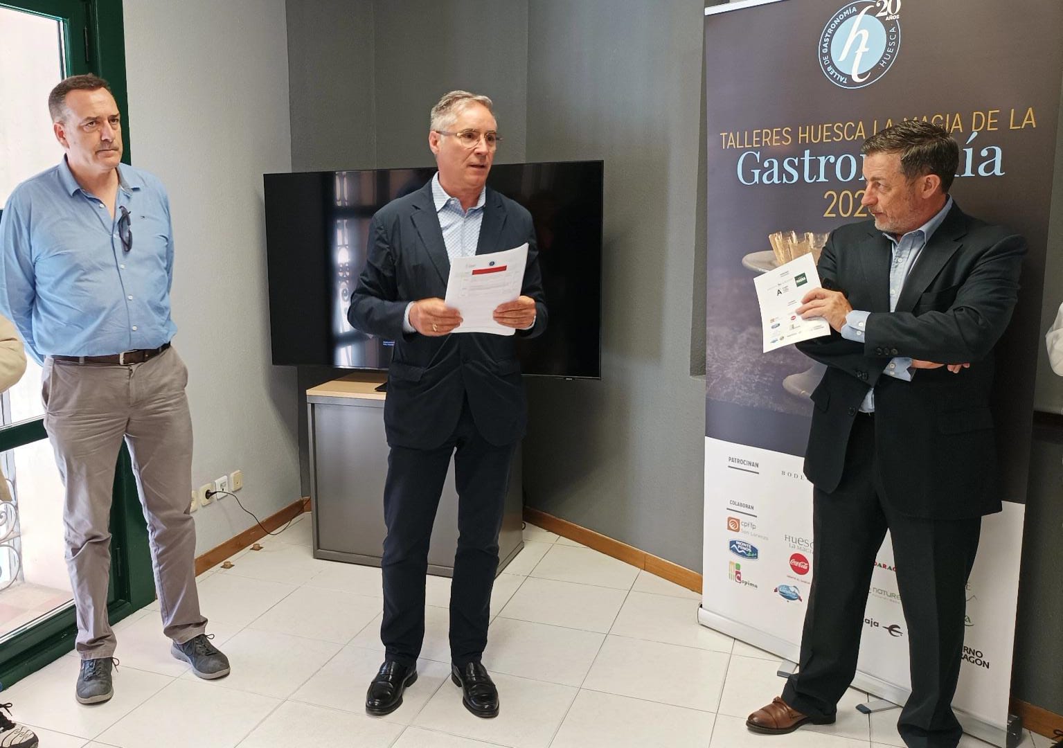 Presentación de los talleres de gastronomía.