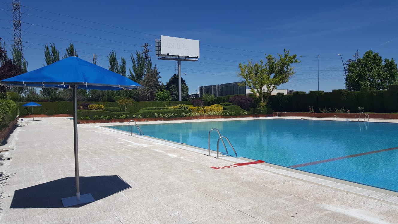 Imagen de la piscina de La Alhóndiga en Getafe