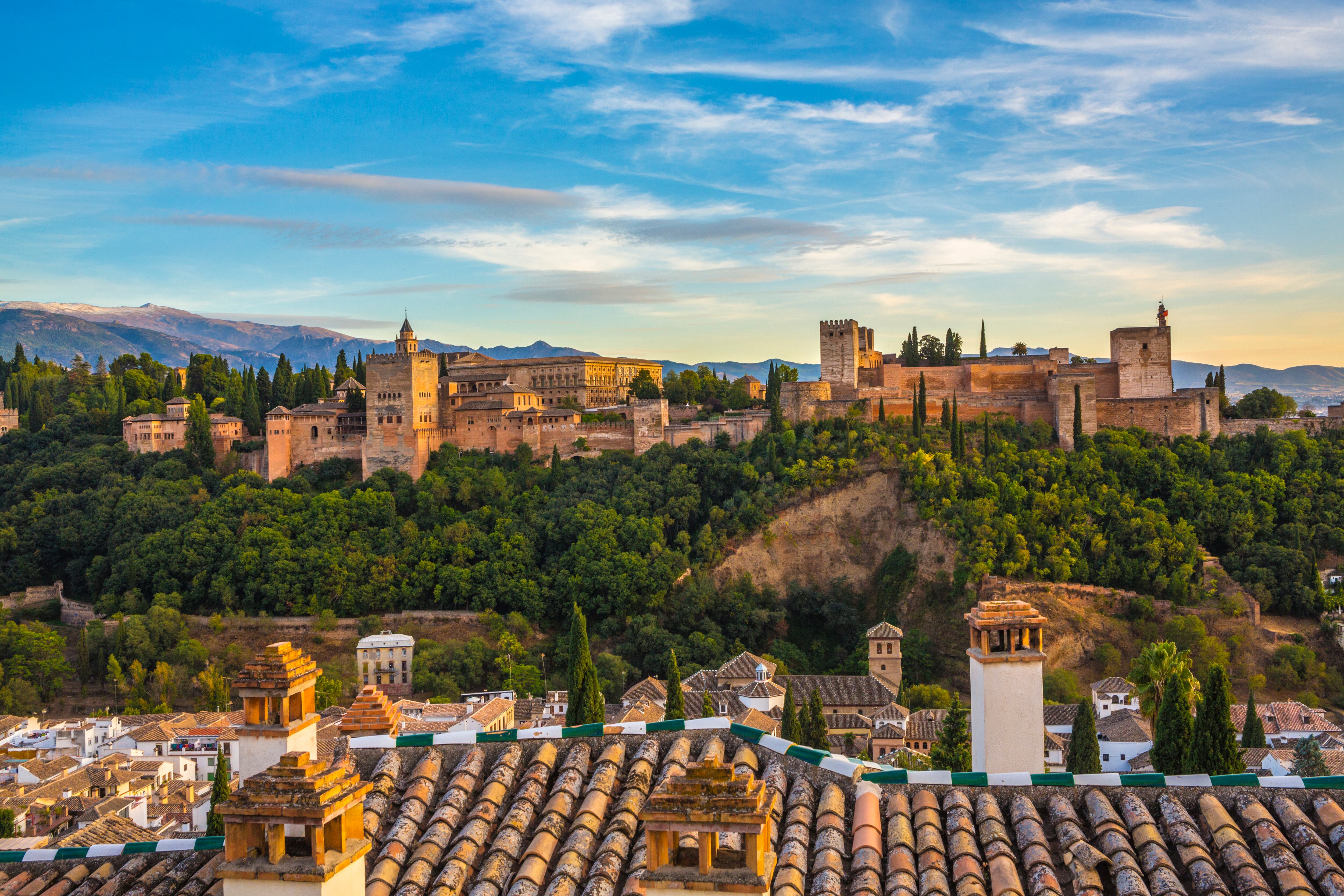 Vista de la Alhambra desde el Albaicín.